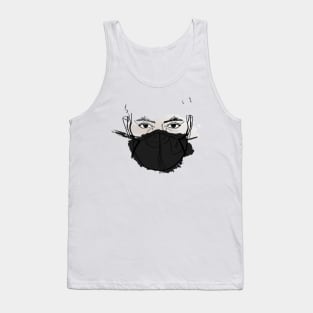 Face with Mask Tank Top